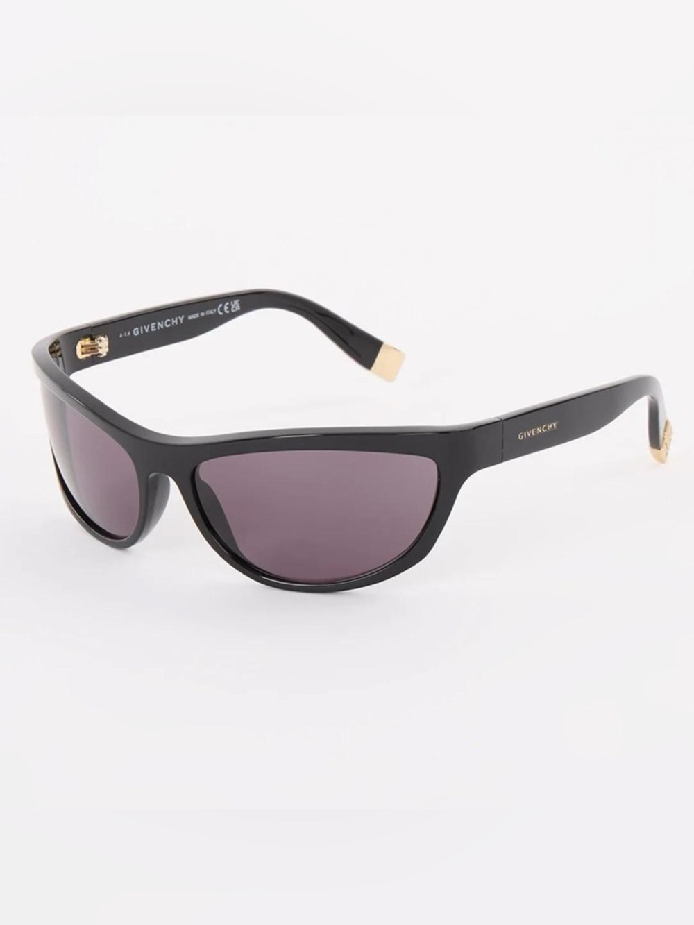 Givenchy 4G liquid black cat eye shield sunglasses